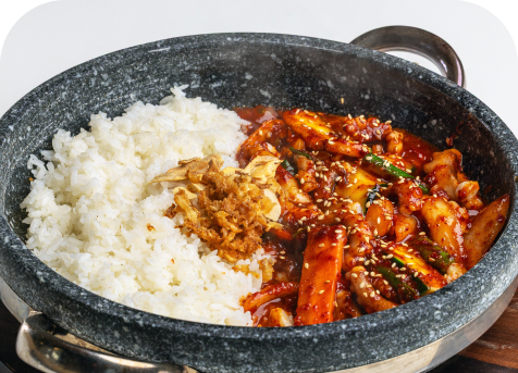 낙지 돌판